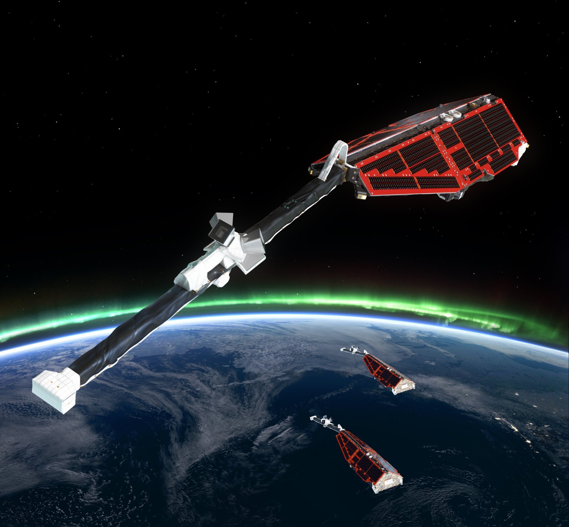 ESA’s Swarm Constellation Sees Growth in the Magnetic Field’s 'Weak Spot'