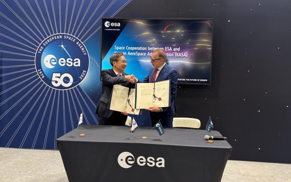 European Space Agency and Korea AeroSpace Administration embark on new cooperation