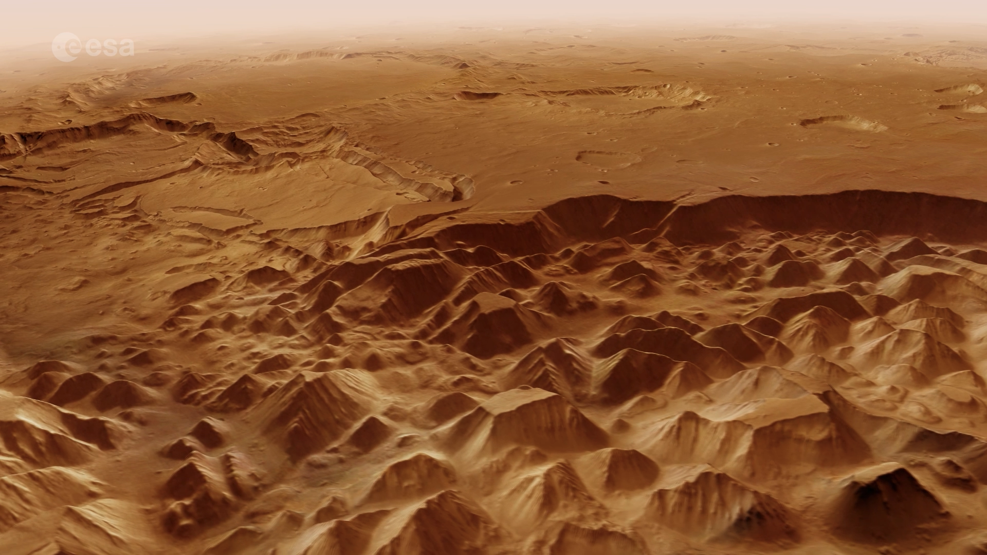 Fly over Xanthe Terra with Mars Express