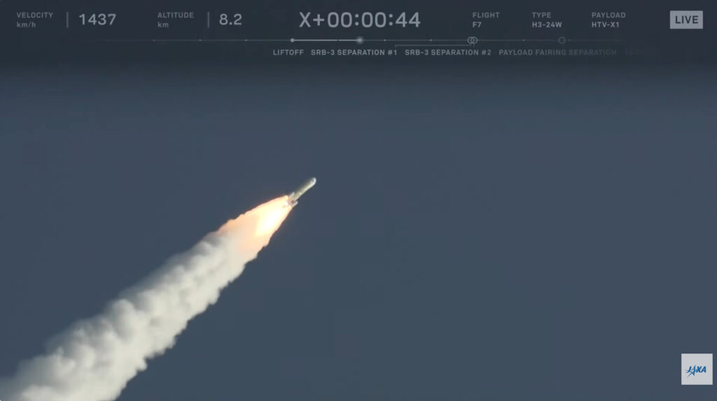 JAXA successfully launches HTV-X1 cargo spacecraft to resupply International Space Station
