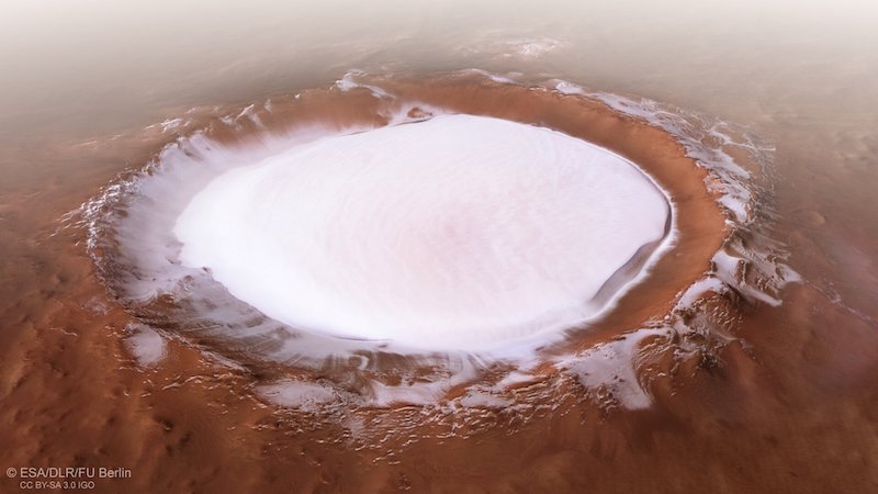 New study says microbes on Mars might be living in the ice