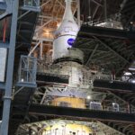 Orion installed on SLS as Artemis 2 preparations continue during shutdown