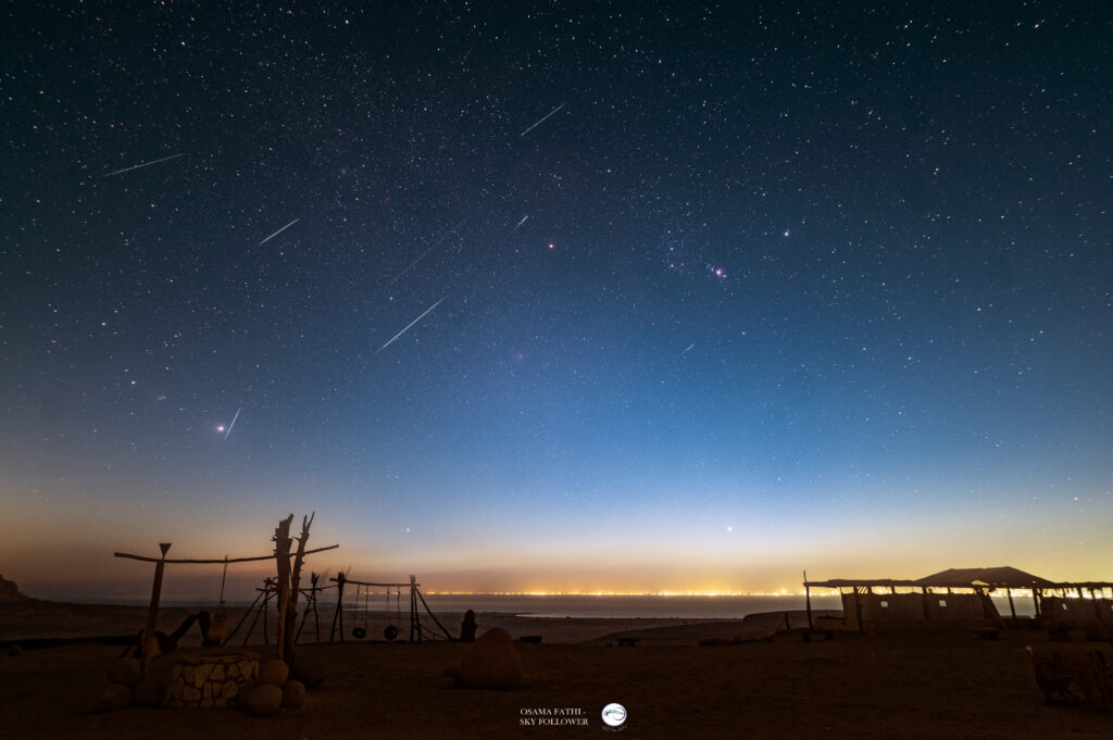 Orionid meteor shower 2025 lights the night sky over Egypt in stunning photo