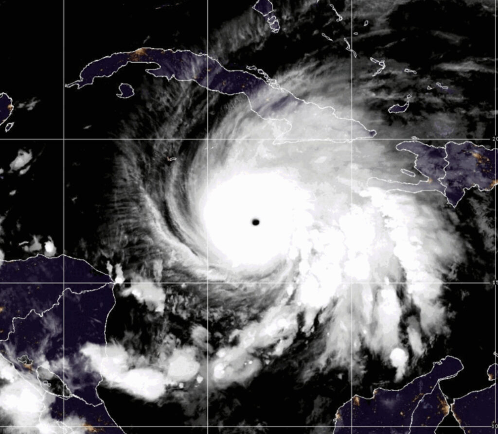 Satellites watch Category 5 Hurricane Melissa ahead of potentially record-breaking landfall in Jamaica