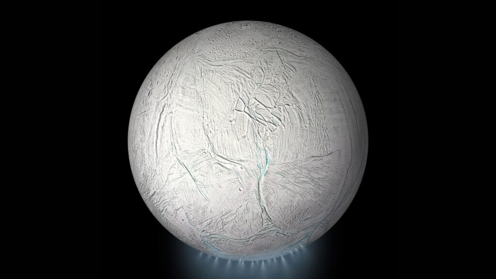 Space radiation can produce some organic molecules detected on icy moons