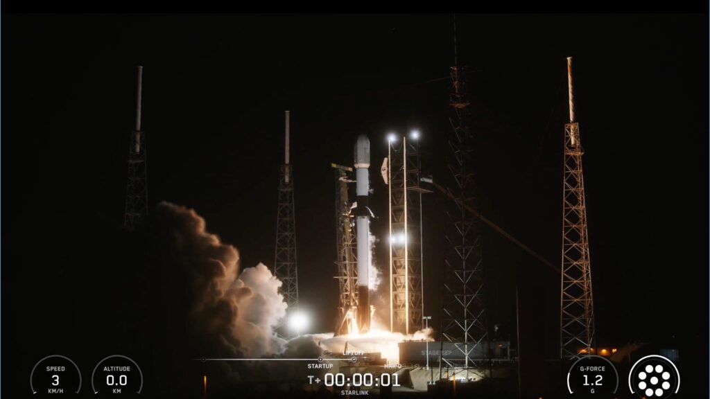 SpaceX launches 28 Starlink satellites from Florida, lands rocket at sea