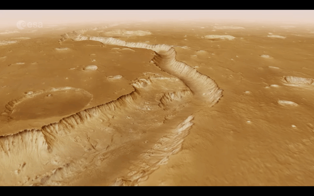 Take a Flight Over the Martian Surface with the ESA's Mars Express