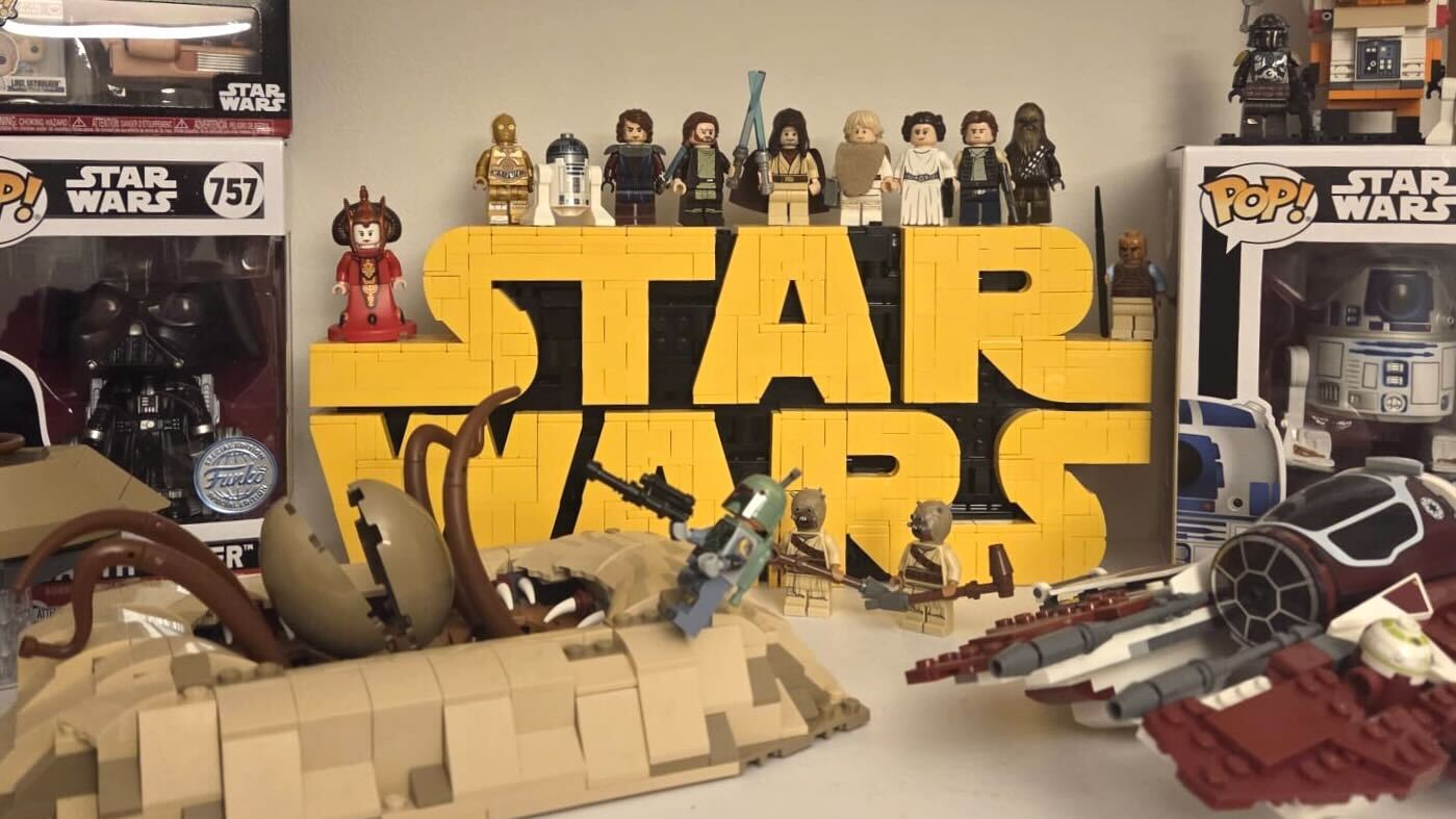 This Lego Star Wars set is an awesome recreation of the iconic movie logo and is now at its lowest ever price