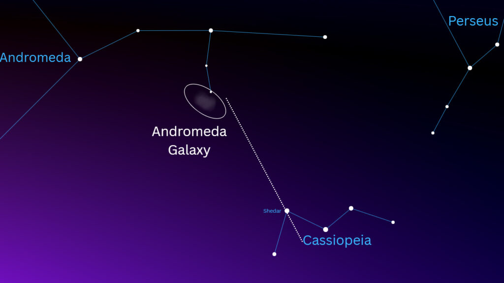 Why October is the perfect time to look for the Andromeda galaxy