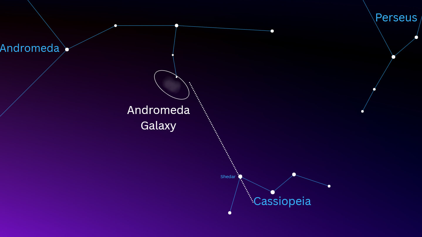 Why October is the perfect time to look for the Andromeda galaxy