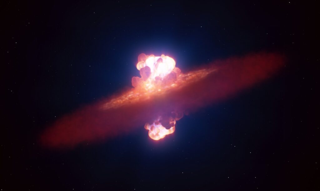 Astronomers Detect the Early Shape of a Star Exploding for the First Time
