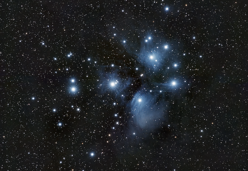 Lost sisters of the Pleiades are scattered across the sky