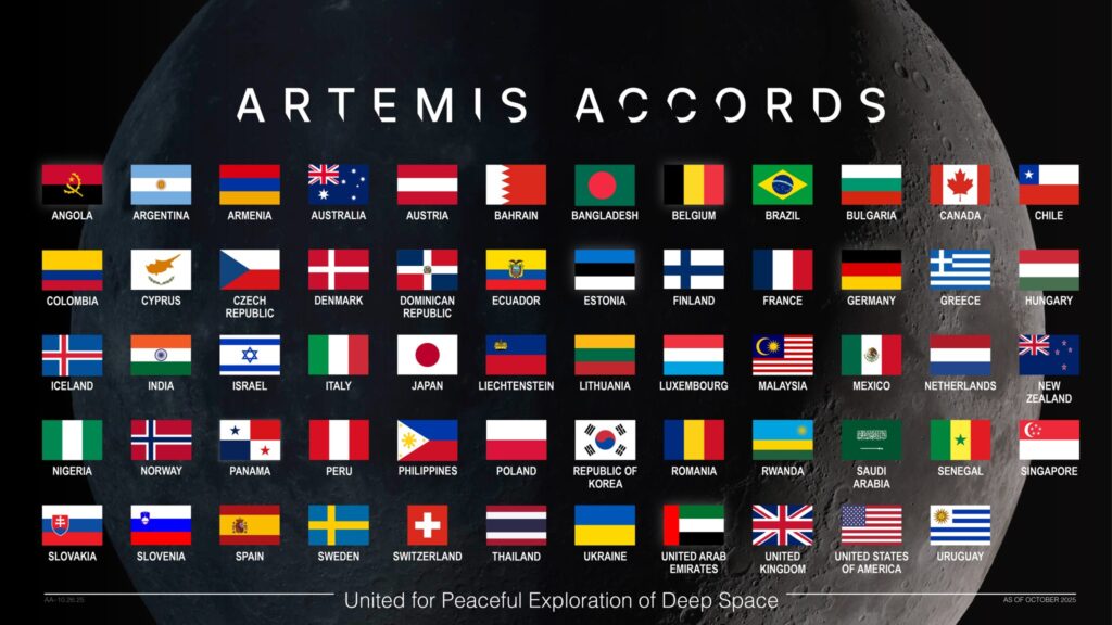 NASA Celebrates Five Years of Artemis Accords, Welcomes 3 New Nations