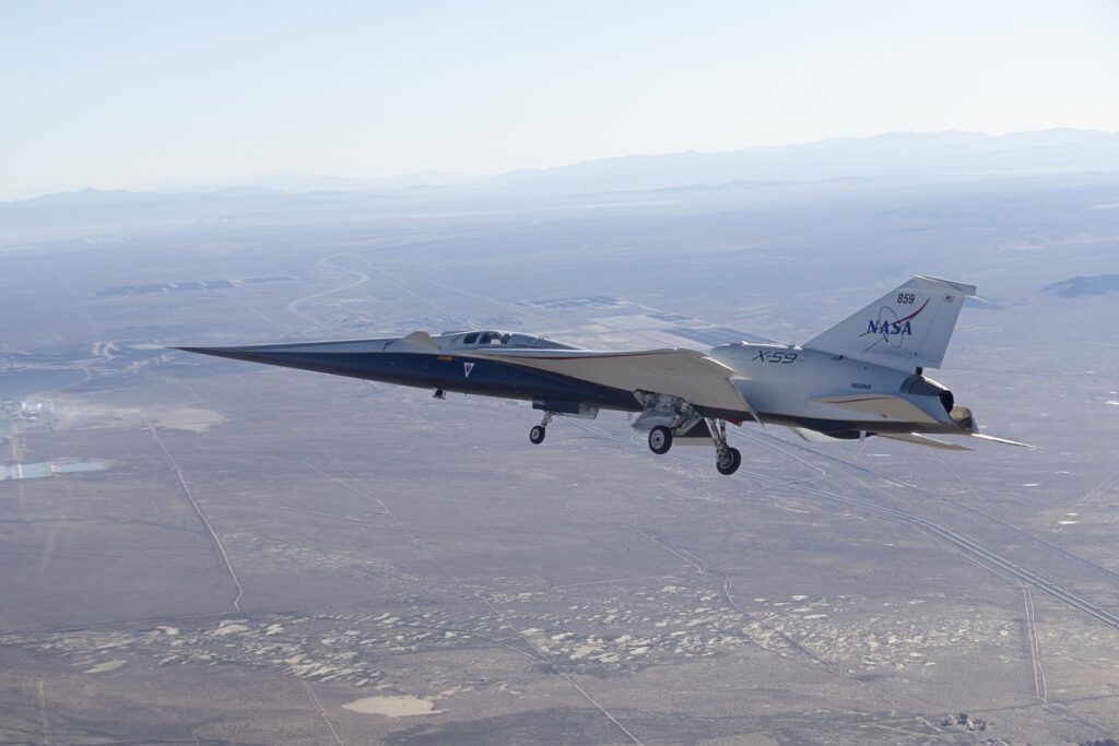 NASA’s X-59 Completes First Flight, Prepares for More Flight Testing