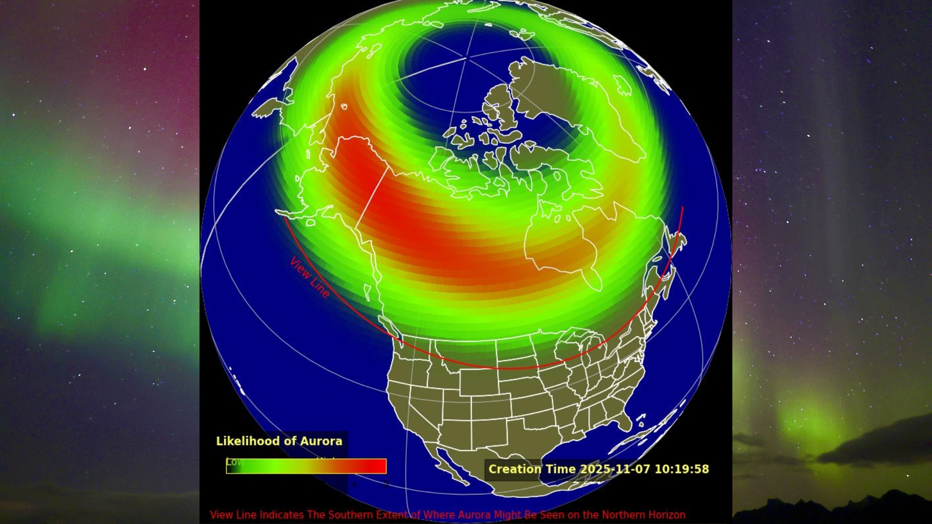 Northern lights may be visible in 10 US states tonight