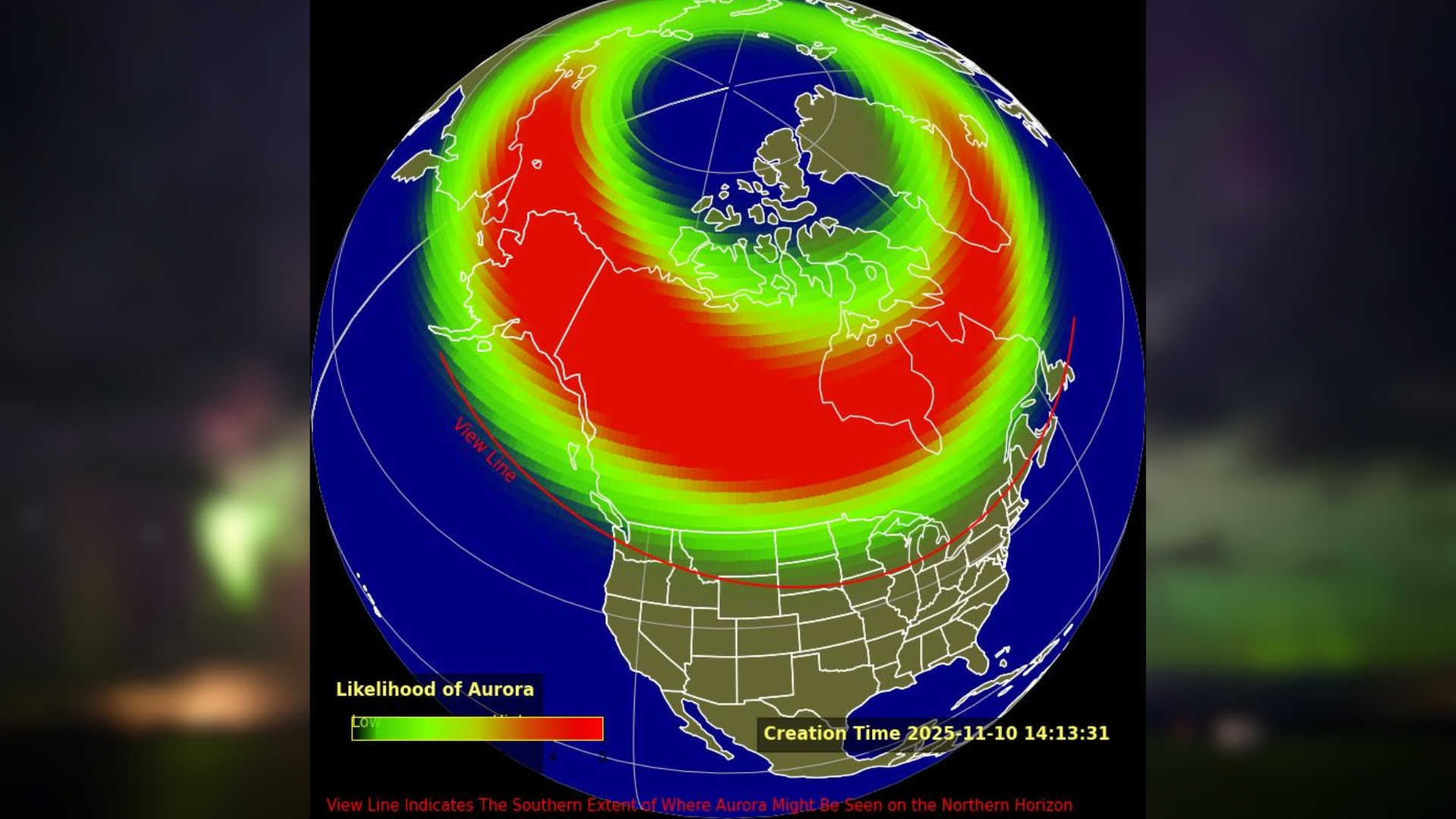 Northern lights may be visible in 15 US states tonight