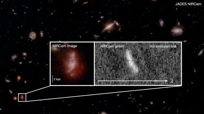 Our universe's oldest galaxies were hot messes