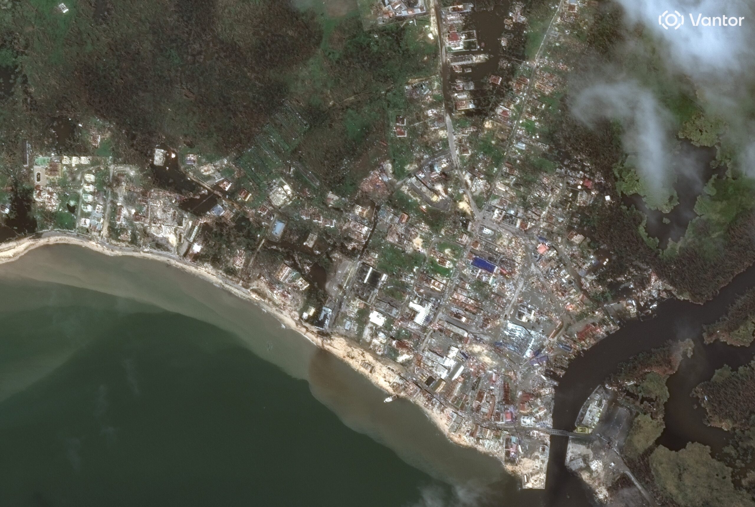 Satellite images show parts of Jamaica in ruins after record-breaking Hurricane Melissa