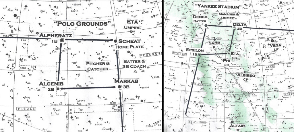 See the famous winged horse Pegasus fly in the autumn night sky