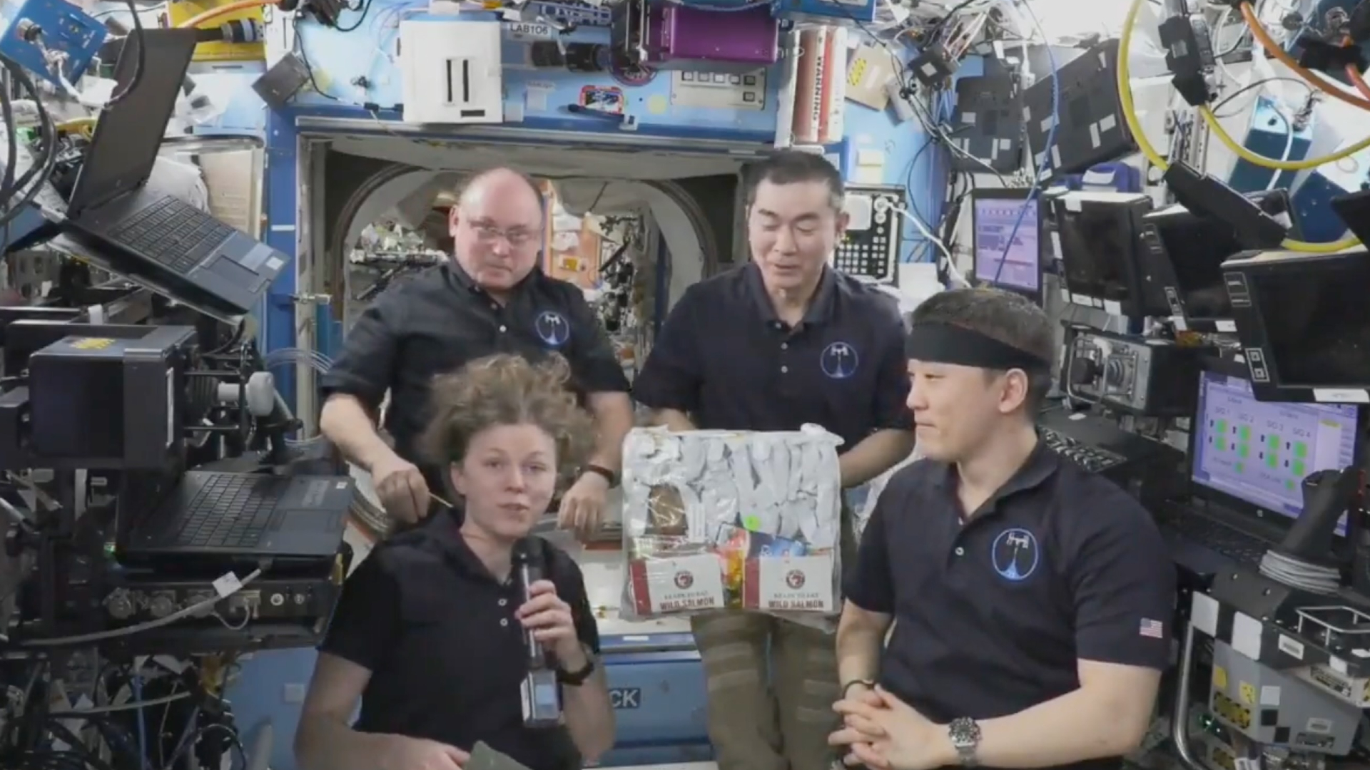 'We've even got some lobster': Thanksgiving dinner on the International Space Station will be out of this world for astronauts (video)