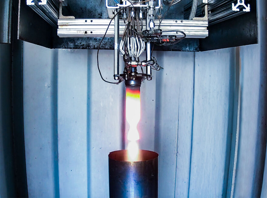 Benchmark demonstrates high-throughput ASCENT thruster in hotfire testing at Edwards Air Force Base