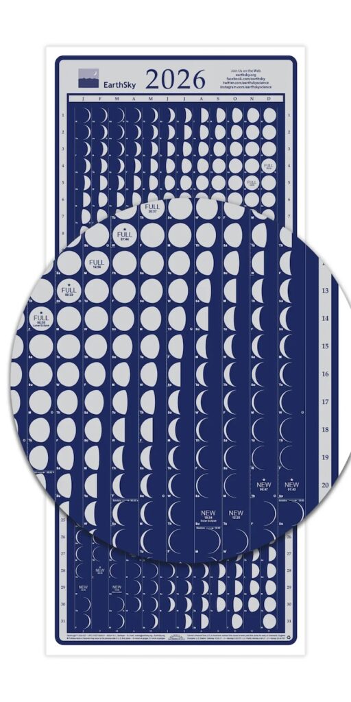 EarthSky’s lunar calendar: How to use this great gift!