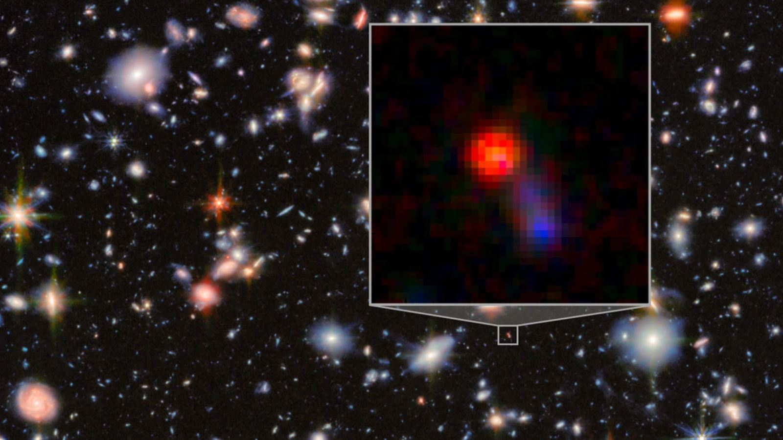 James Webb Space Telescope watches 'Jekyll and Hyde' galaxy shapeshift into a cosmic monster