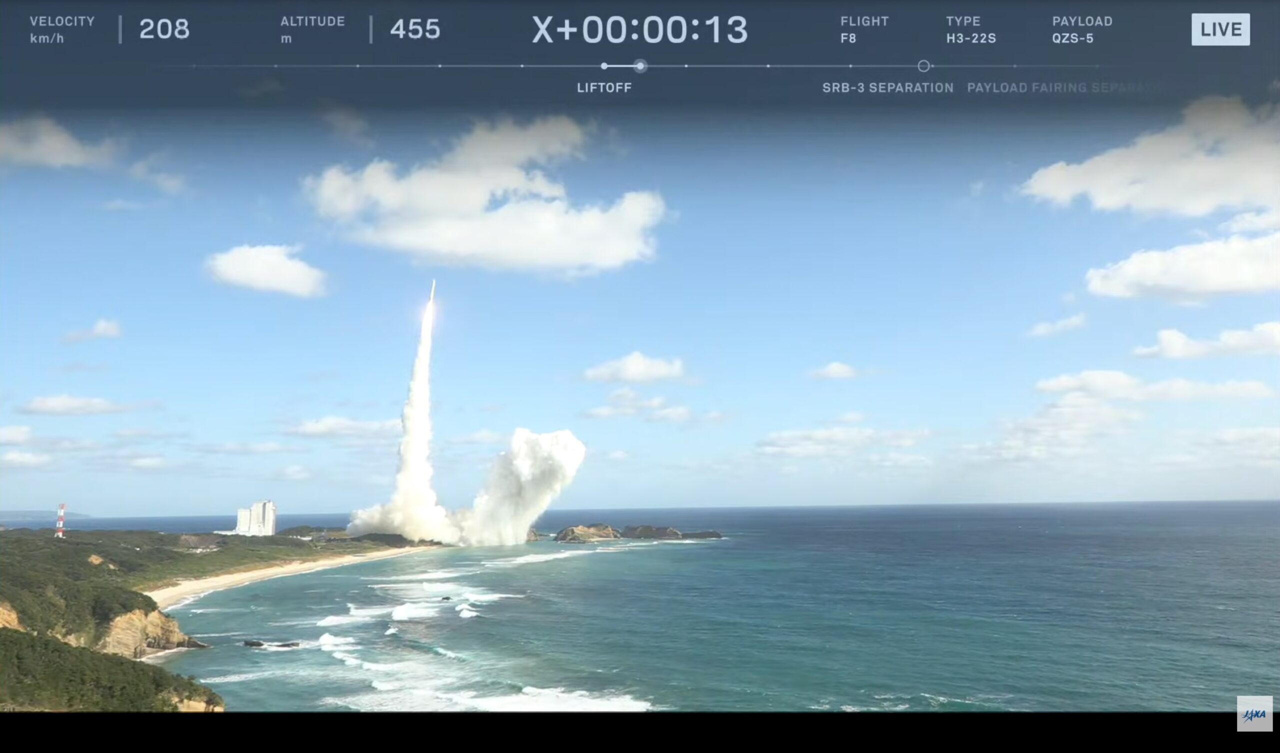 Japanese H3 rocket fails during launch of navigation satellite