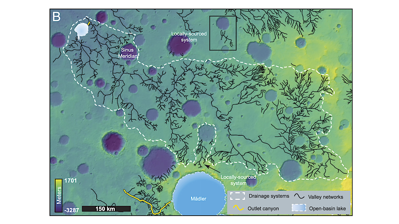 Mapping Mars’ Large River Drainage Systems For The First Time