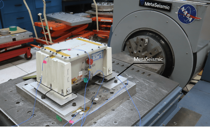 MetaSeismic material mitigates vibration and shock in NASA Marshall testing