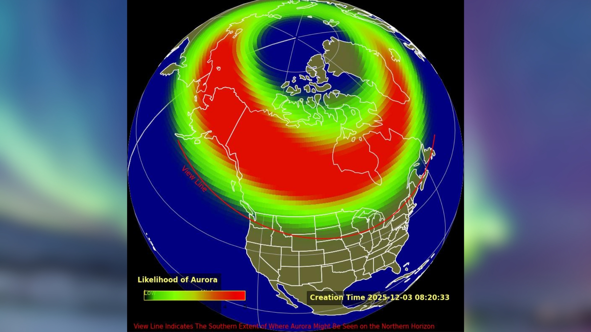 Northern lights may be visible in 15 states Dec. 3