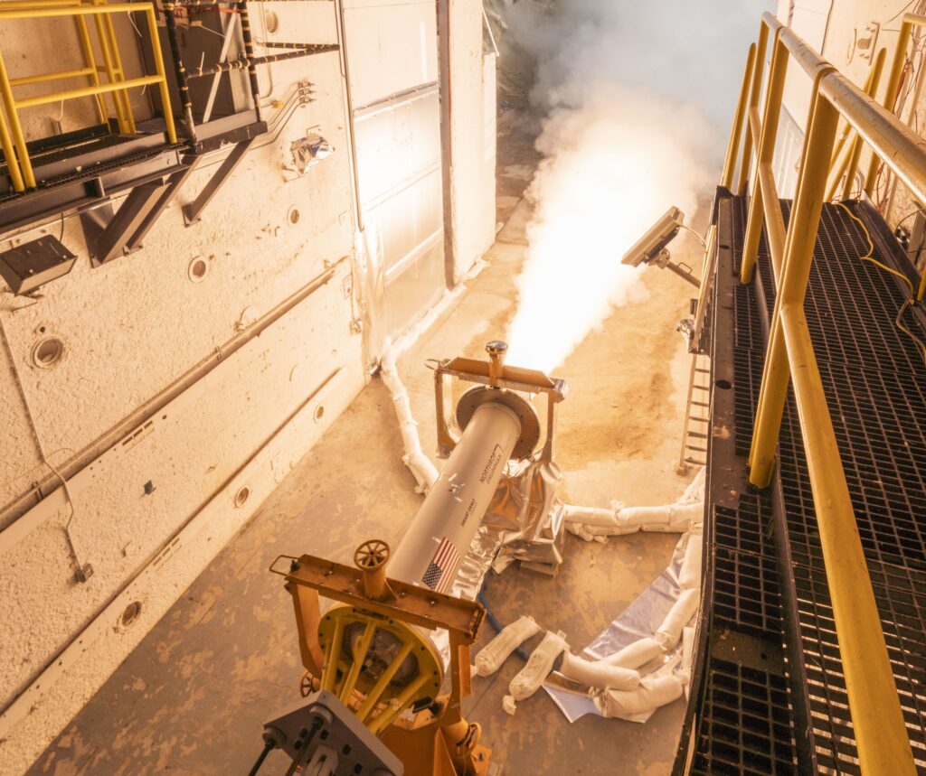 Northrop Grumman continues solid rocket motor development and test program