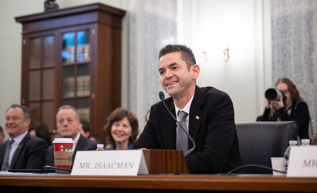 Senate committee advances Isaacman nomination a second time