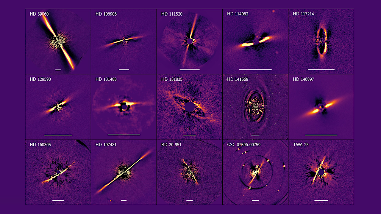 SPHERE’s Debris Disk Gallery: Tell-tale Signs Of Dust And Small Bodies In Distant Solar Systems