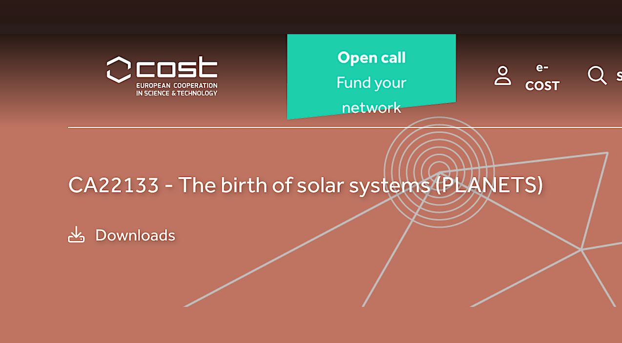 Spring School “Tracking The Evolution Of Planetary Systems And Planets” – Bursaries Available