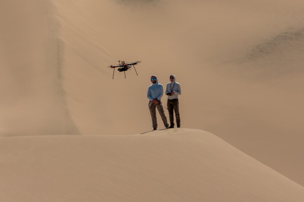 Testing Drones for Mars in the Mojave Desert