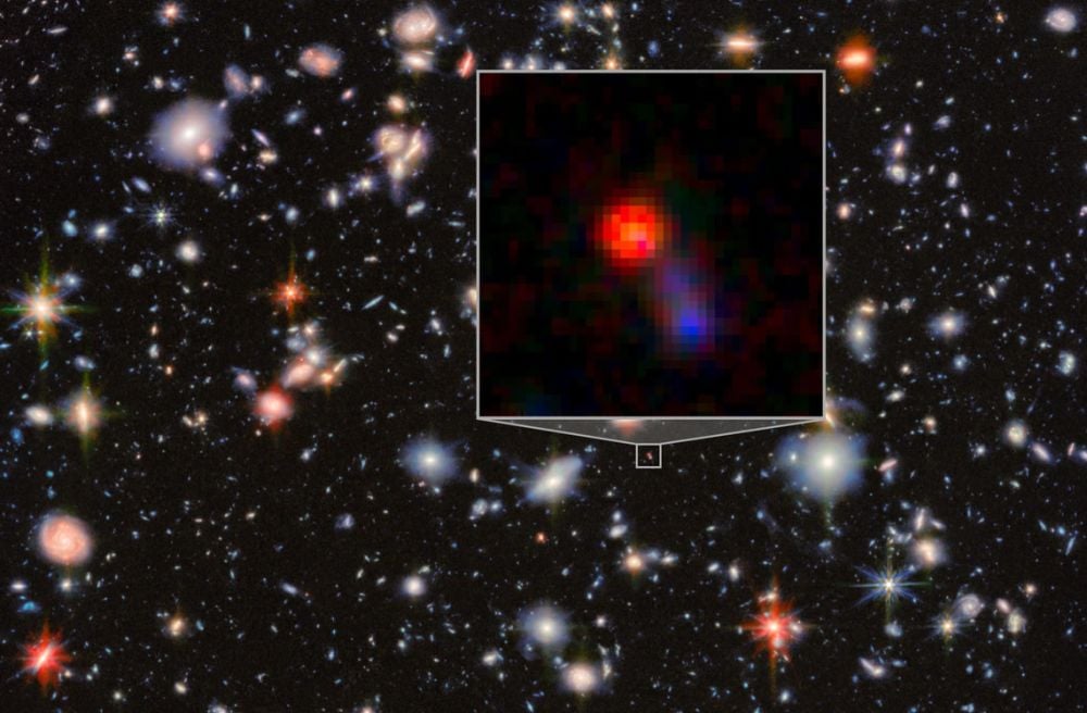 The JWST Found A Jekyll-and-Hyde Galaxy In The Early Universe