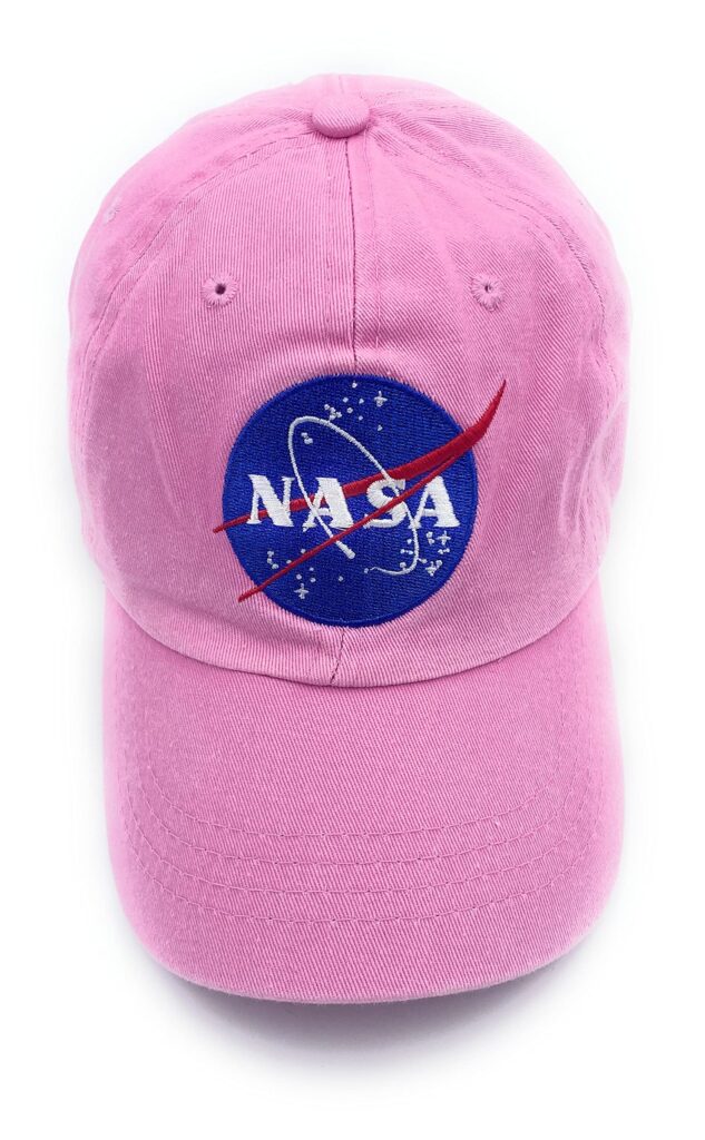 Aeisage NASA Hat Vintage Baseball Cap NASA Logo Cotton Caps for Men Dad Hat Washed Cotton Hats for Women