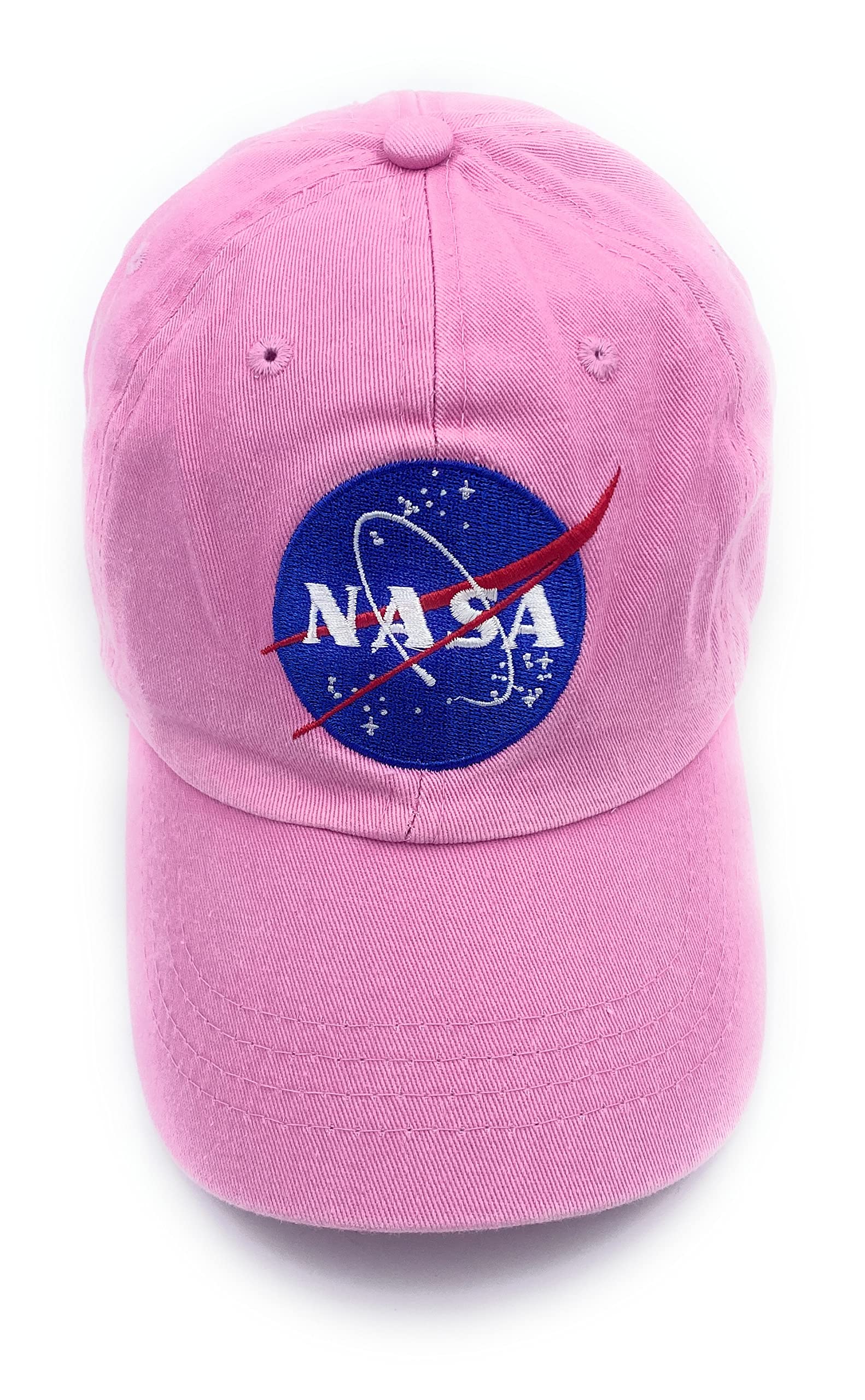 Aeisage NASA Hat Vintage Baseball Cap NASA Logo Cotton Caps for Men Dad Hat Washed Cotton Hats for Women