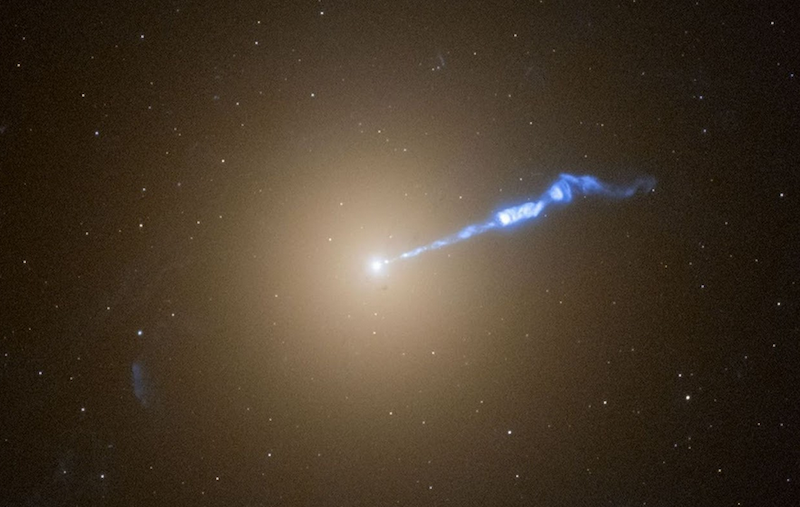 Event Horizon Telescope probes source of 3,000-light-year-long black hole jet