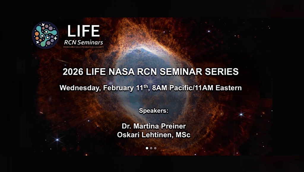 LIFE NASA RCN Seminar 11 February 2026