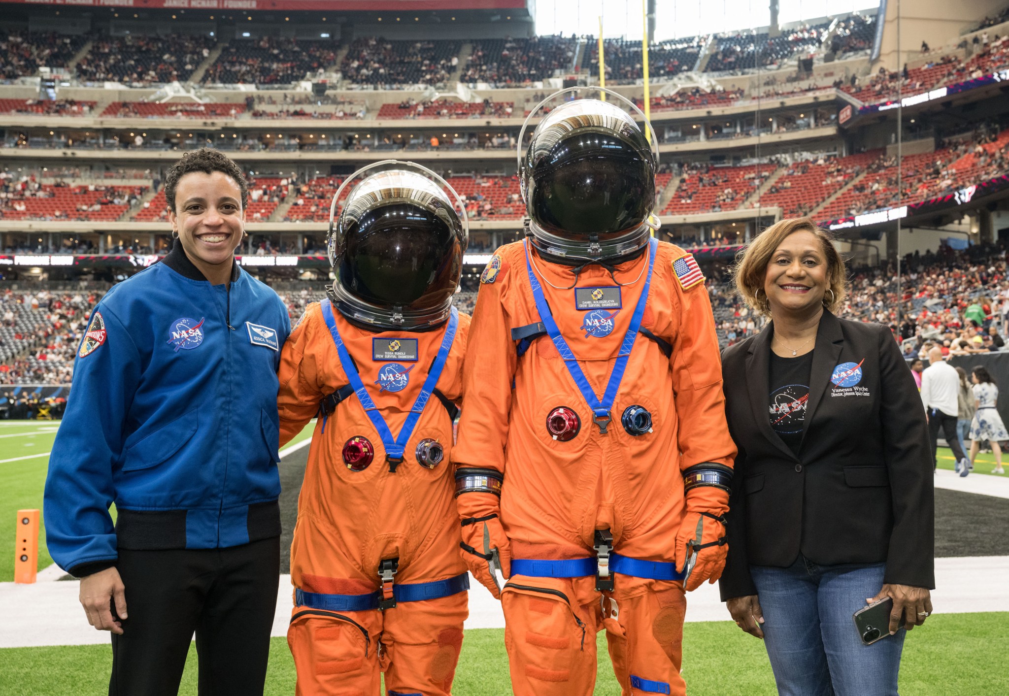 NASA Celebrates Artemis II During Houston Texans Space City Day 