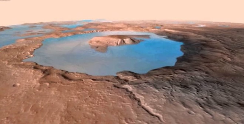 New research says icy lakes on Mars lasted for decades
