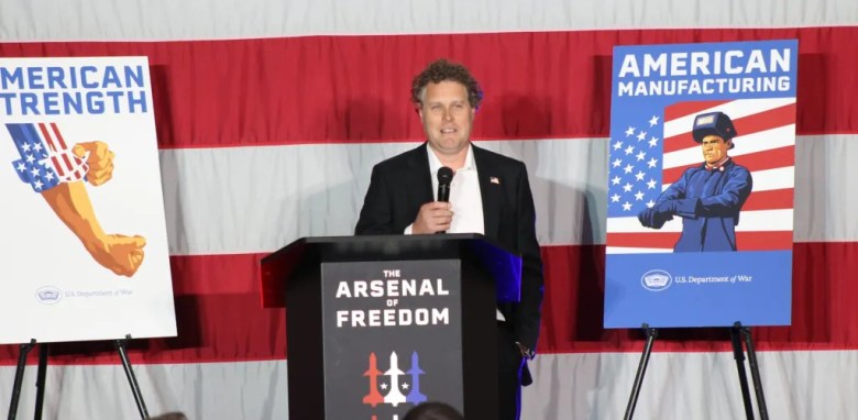 Pentagon chief takes ‘Arsenal of Freedom’ tour to Rocket Lab