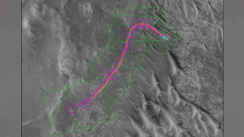 Perseverance Rover Completes First AI-Planned Drive on Mars