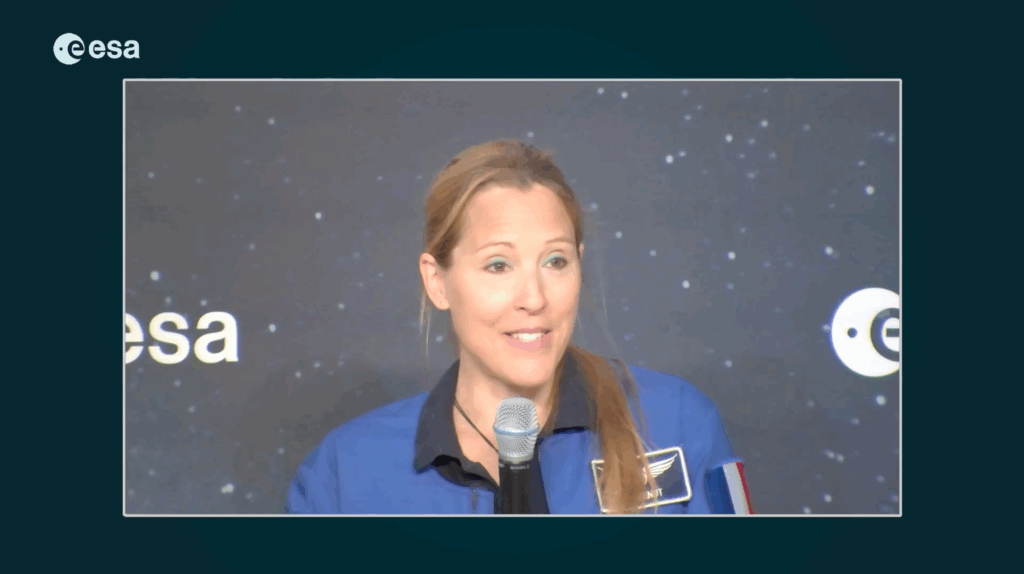 Press conference with ESA astronaut Sophie Adenot
