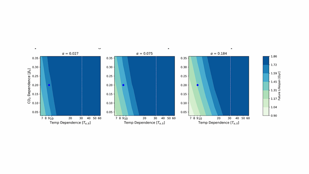 Seafloor Weathering and Stochastic Outgassing Unlikely to Significantly Shorten the Future Lifespan of Earth’s Terrestrial Biosphere