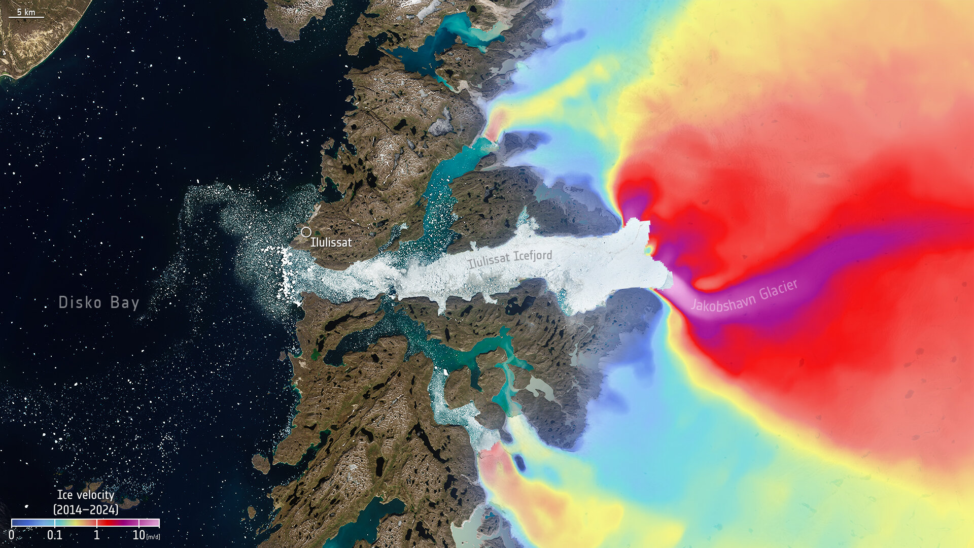 Sentinel-1's decade of essential data over shifting ice sheets