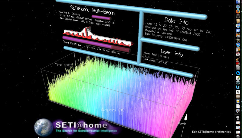 SETI@home takes a closer look at 100 notable signals