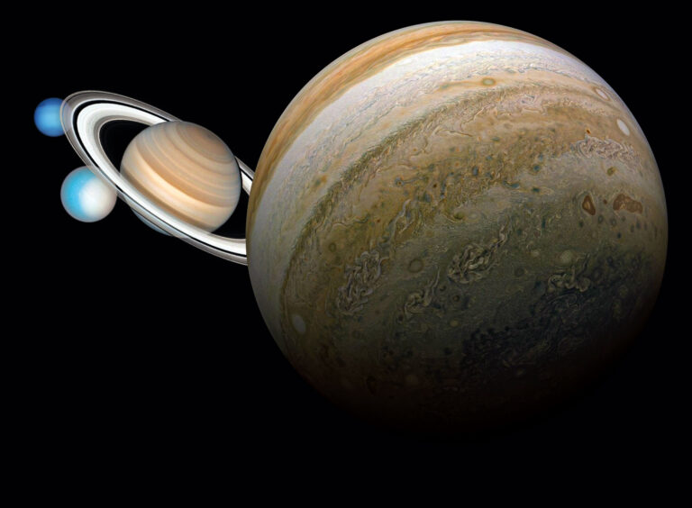 Diamond downpours in the outer Solar System